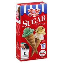 Joy Ice Cream Sugar Cones - 5 OZ 12 Pack