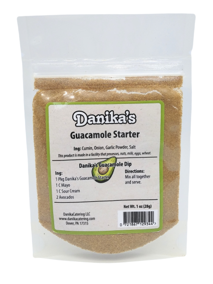 Danika's Guacamole Starter Dip (Dry) - 1 OZ 12 Pack