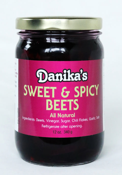 Danika's Sweet and Spicy Beets - 12 OZ 12 Pack