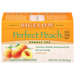 Bigelow Perfect Peach Herbal Tea - 20 CT 6 Pack