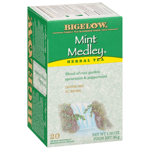 Bigelow Mint Medley Herbal Tea - 20 CT 6 Pack