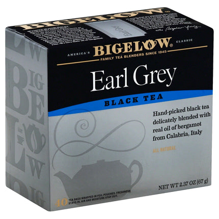 Bigelow Earl Grey Black Tea - 40 CT 6 Pack