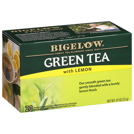 Bigelow Green With Lemon Tea - 20 CT 6 Pack