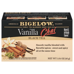 Bigelow Vanilla Chai Black Tea - 20 CT 6 Pack