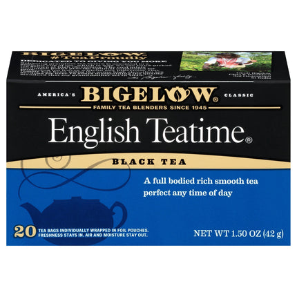 Bigelow English Teatime Black Tea - 20 CT 6 Pack