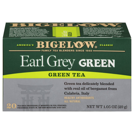 Bigelow Earl Grey Green Tea - 20 CT 6 Pack