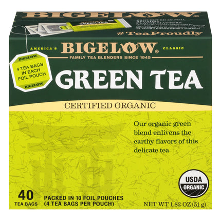 Bigelow Organic Green Tea - 40 CT 6 Pack