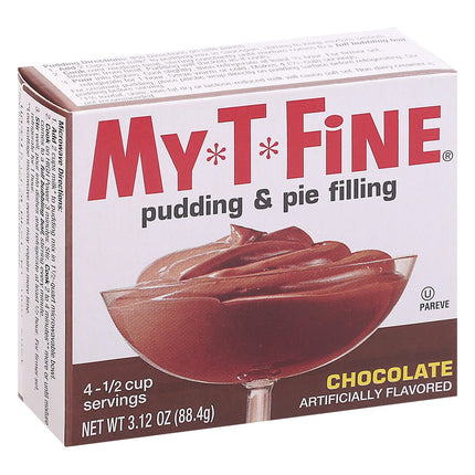 My T Fine Mix Pudding Chocolate - 3.12 OZ 12 Pack