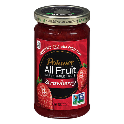Polaner Preserves All Fruit Strawberry - 10 OZ 12 Pack