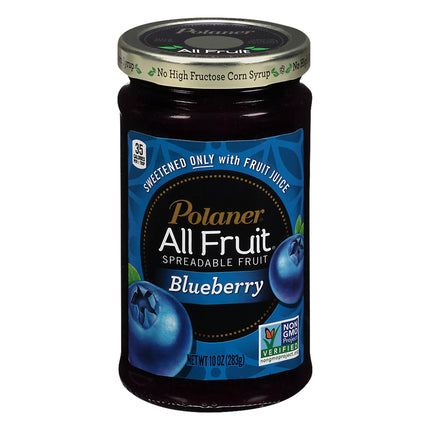 Polaner Preserves All Fruit Blueberry - 10 OZ 12 Pack
