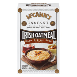 McCann's Instant Irish Oatmeal Maple & Brown Sugar - 15.1 OZ 12 Pack