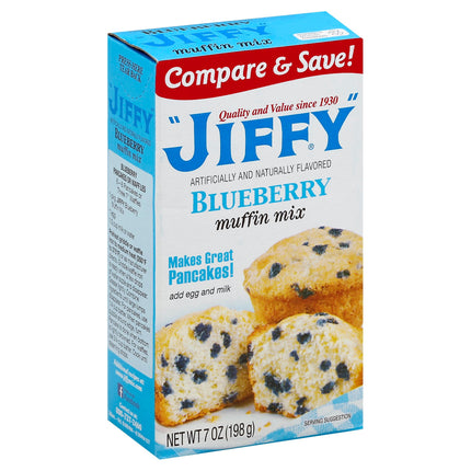 Jiffy Blueberry Muffin Mix - 7 OZ 12 Pack