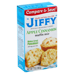 Jiffy Apple Cinnamon Muffin Mix - 7 OZ 12 Pack