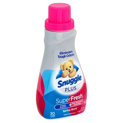 Snuggle Plus Super Fresh Snuggly Softness & Odor Eliminating Technology Spring Burst - 31.7 FZ 9 Pack