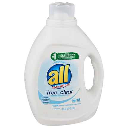All Stainlifters Free & Clear Detergent - 88 FZ 4 Pack