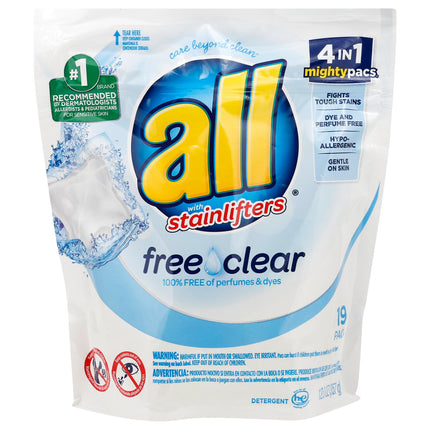 All Stainlifters Free & Clear Mighty Pacs - 12.6 OZ 6 Pack