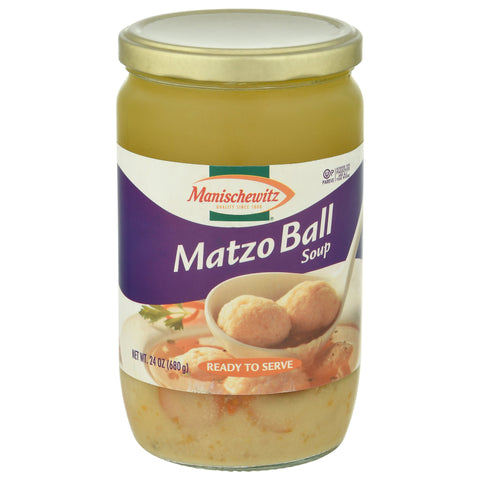Manischewitz Ready To Serve Matzo Ball Soup - 24 OZ 12 Pack