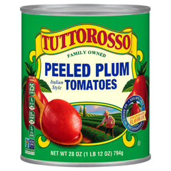 Tuttorosso Peeled Plum Tomatoes Italian Style - 28 OZ 12 Pack