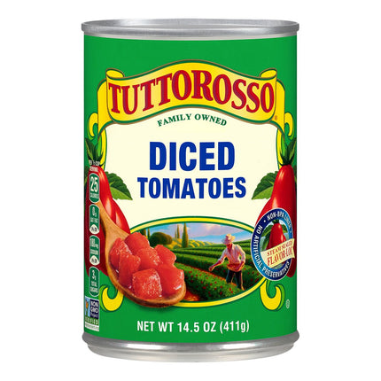 Tuttorosso Diced Tomatoes - 14.5 OZ 12 Pack