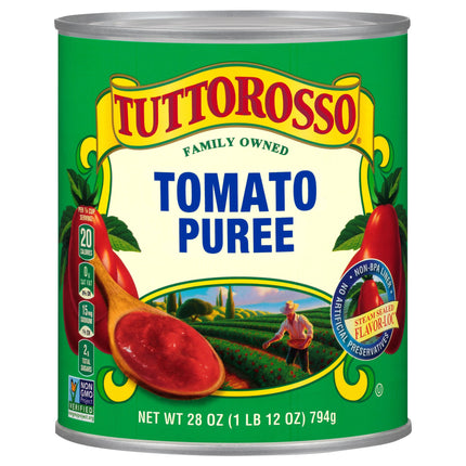 Tuttorosso Tomatoe Puree - 28 OZ 12 Pack