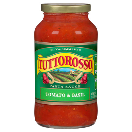 Tuttorosso Pasta Sauce Tomato & Basil - 24 OZ 12 Pack