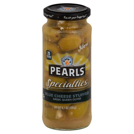 Pearl Olives Blue Cheese Stuff Queen - 6.7 OZ 6 Pack