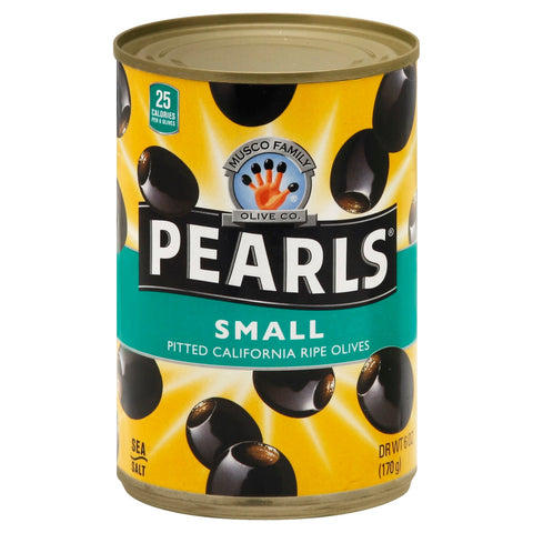 Pearls Small Black Olives - 6 OZ 12 Pack