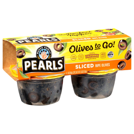 Black Pearls Sliced Ripe Olives - 5.6 OZ 6 Pack