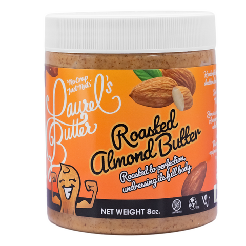 Laurel's Butter Roasted Almond Butter - 8 OZ 12 Pack