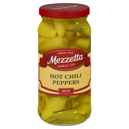 Mezzetta Peppers Hot Chili - 16 FZ 6 Pack