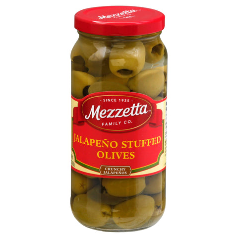 Mezzetta Olives Jalapeno Stuffed - 10 OZ 6 Pack