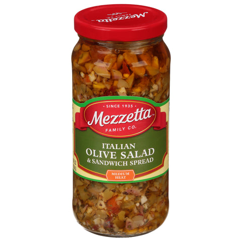Mezzetta Italian Olive Salad & Sandwich Spread 16.0 OZ 6 Pack