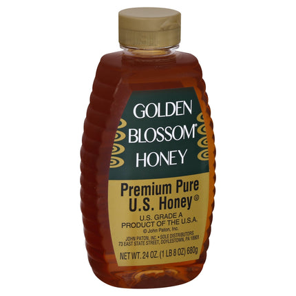 Golden Blossom Honey - 24 OZ 12 Pack