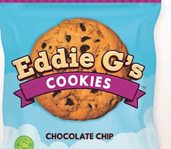 Eddie G's Cookies Premium Chocolate Chip Cookie - 3.3 OZ 24 Pack