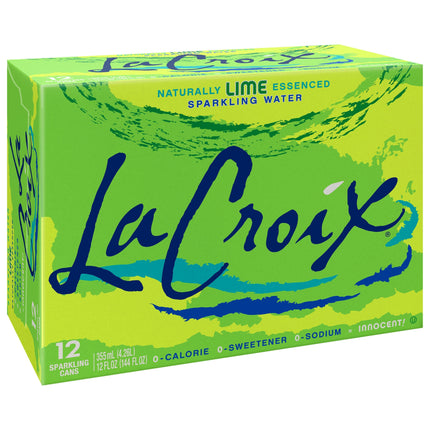 La Croix Lime Sparkling Water - 144 FZ 2 Pack