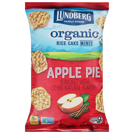 Lundberg Family Farms Apple Pie Rice Cake Minis - 5 OZ 6 Pack