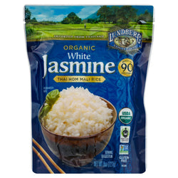 Lundberg Organic Gluten Free White Jasmine Thai Hom Mali Rice - 8 OZ 6 Pack