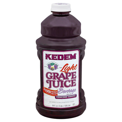 Kedem Light Concord Grape Juice - 64 FZ 8 Pack