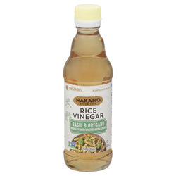 Nakano Basil & Oregano Rice Vinegar - 12 FZ 6 Pack