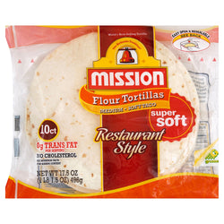Mission Burritos Soft Taco Restaurant Style - 17.5 OZ 12 Pack