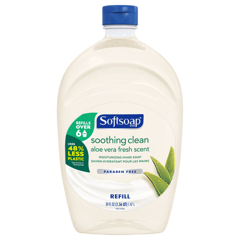 Softsoap Soothing Aloe Vera Hand Soap - 50 FZ 6 Pack