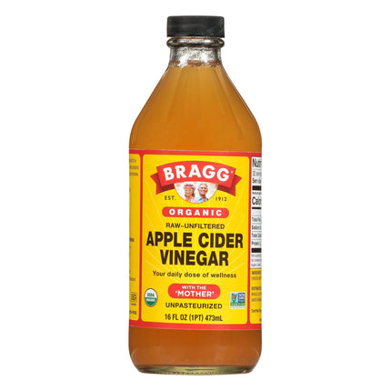 Bragg Organic Raw Unfiltered Apple Cider Vinegar - 16 FZ 12 Pack