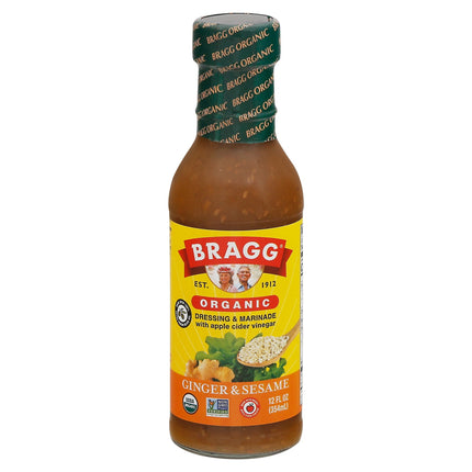 Bragg Organic Ginger & Sesame Dressing & Marinade - 12 FZ 6 Pack