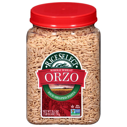 Rice Select Whole Wheat Orzo Pasta - 26.5 OZ 4 Pack
