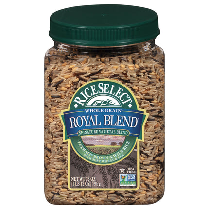 Rice Select Royal Blend Brown & Wild Rice - 28 OZ 4 Pack
