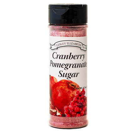 Lesley Elizabeth Cranberry Pomegranate Sugar - 4.2 OZ 6 Pack