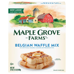 Maple Grove Belgian Waffle Mix - 24 OZ 6 Pack