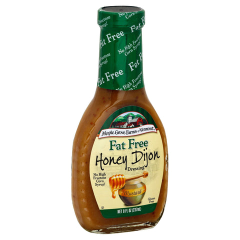 Maple Grove Fat Free Honey Dijon Dressing - 8 FZ 12 Pack