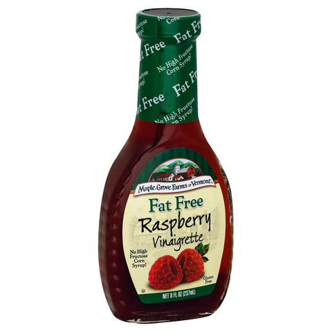 Maple Grove Fat Free Raspberry Vinaigrette - 8 FZ 12 Pack