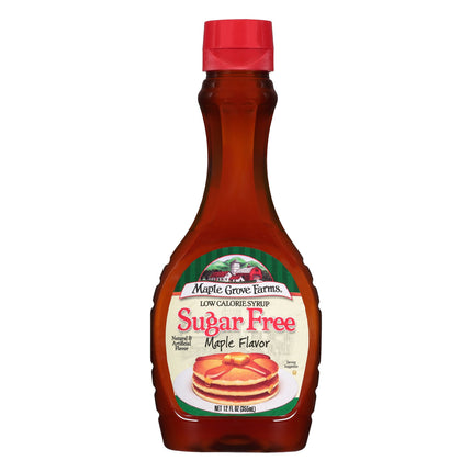 Maple Grove Syrup Sugar Free Maple Flavor - 12 FZ 12 Pack